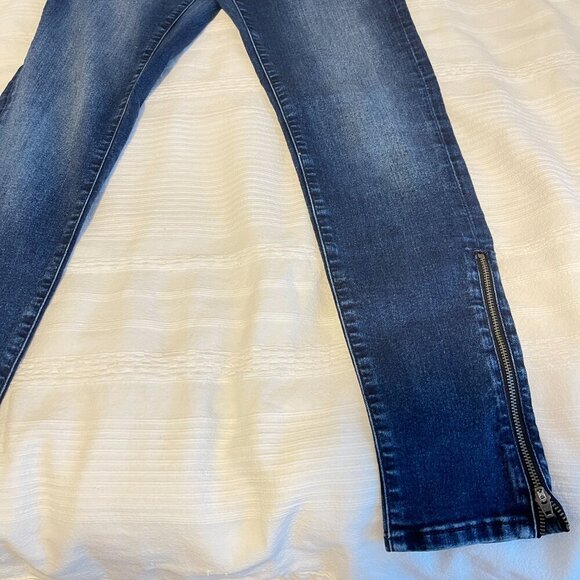 Mavi Carlotta Zipper Jeans Dark Blue - US 25 - Picture 7 of 14